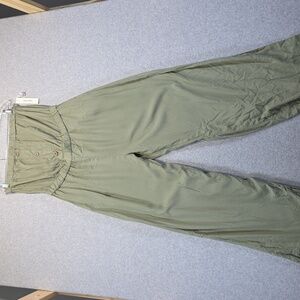 Urban Rebel strapless jumpsuit green NWT